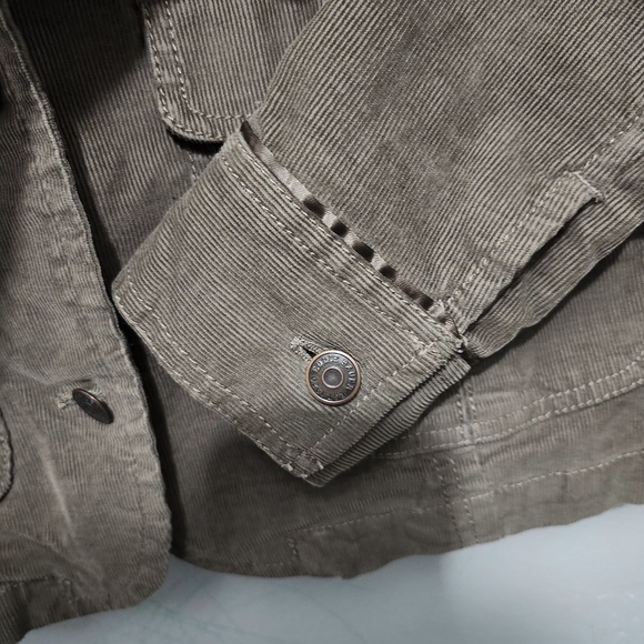 Eddie Bauer Women's Brown Corduroy Blazer Jacket Size M - Picture 6 of 9